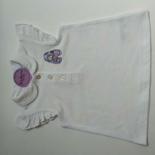 CAMISETA NIÑA INICIAL bordada a mano MOD. PEQUEÑA